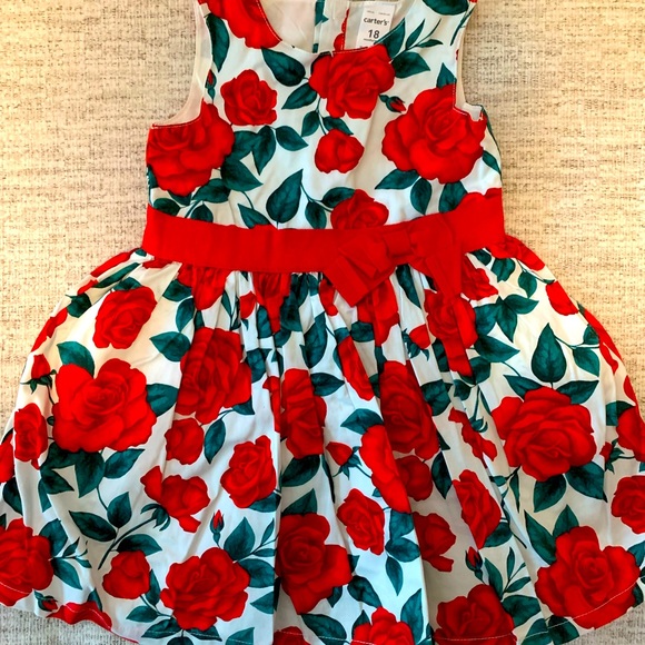 open lace back dress Carters Polka Dot Dress